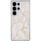 Rose Gold Marble Galaxy S25 Ultra Clear Case